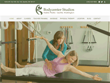 Tablet Screenshot of bodycenterstudios.com
